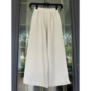 ZARA NEW Girls wide leg sweatpants sz 9